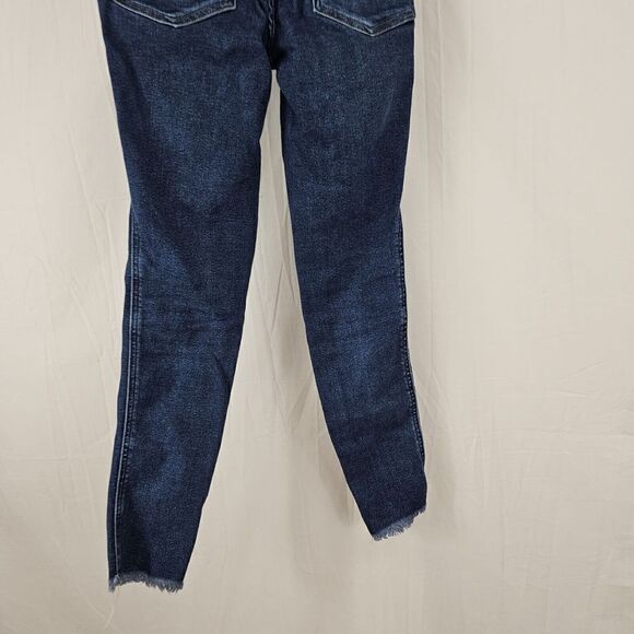 Free People Raw High Rise Jegging Womens Size 26 Deep Indigo - Picture 6 of 9
